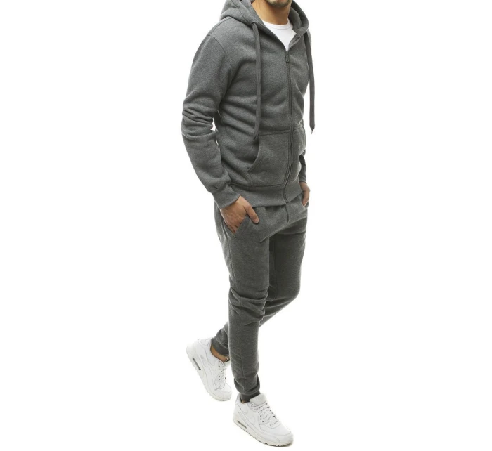 FashionStreet pánské tmavě šedé tepláky AX0379