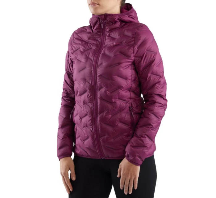Dámská péřová bunda s kapucí Viking Lady ve fialové barvě model 21767841