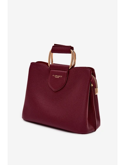 Malá kabelka z eko kůže bordó model 22111494 - Flora&Co