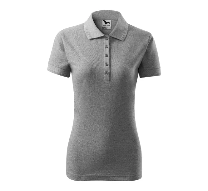 Pique Polo polokošile dámská tmavě šedý melír