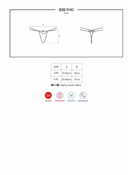 Tanga model 5694839 thong - Obsessive