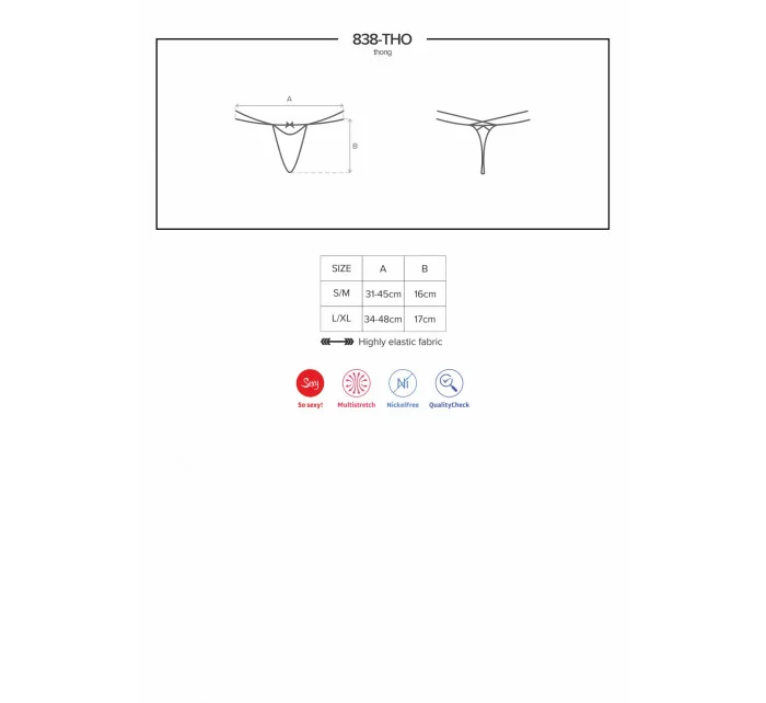 Tanga 838-THO thong - Obsessive