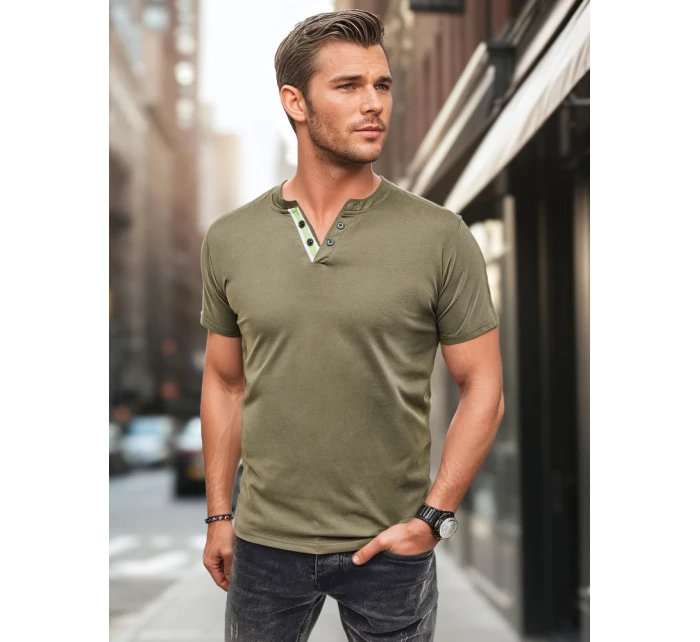 Pánské zelené polo tričko Dstreet RX5629