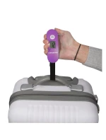ELEKTRONICKÁ CESTOVNÍ VÁHA MAX. 40 KG DUNLOP FIALOVÁ