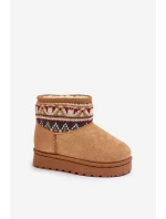 Dětské Boty S Zateplené Kožíškem Camel model 21678519 - Boto Dětské Boty S Zateplené Kožíškem Camel model 21678519 - Boto