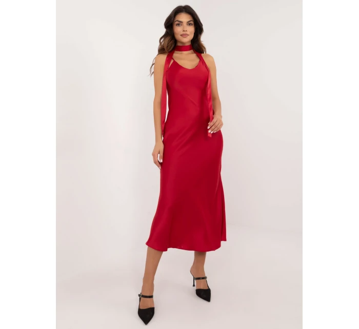 Šaty LK SK model 20556854 tmavě červené - FPrice