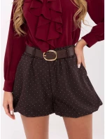 Szorty MI SN model 21480341 ciemny brązowy - FPrice Szorty MI SN model 21480341 ciemny brązowy - FPrice