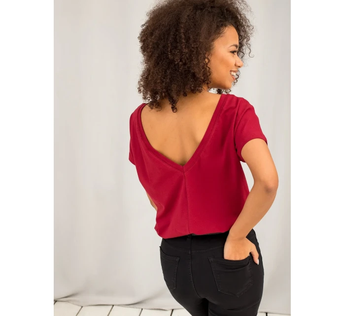 Tričko RV TS 4662.86 kaštanová