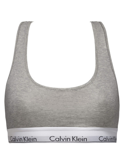 Dámská podprsenka Bralette Modern Cotton 0000F3785E020 šedá - Calvin Klein