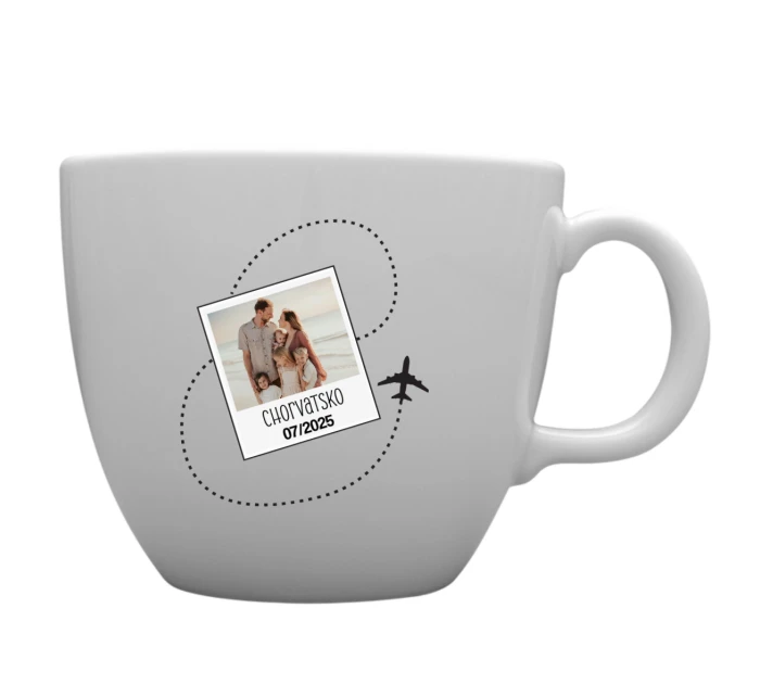 Personalizovaný cestovatelský MEGA XXL keramický hrnek 1000 ml 