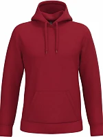 Kariban K 476 Pánská mikina s kapucí 20.K476 cherry red