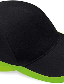 B 171 5 panelová  kšiltovka black/lime green model 22481674 - Beechfield