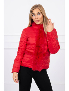Zimní bunda model 18747533 25 červená - K-Fashion