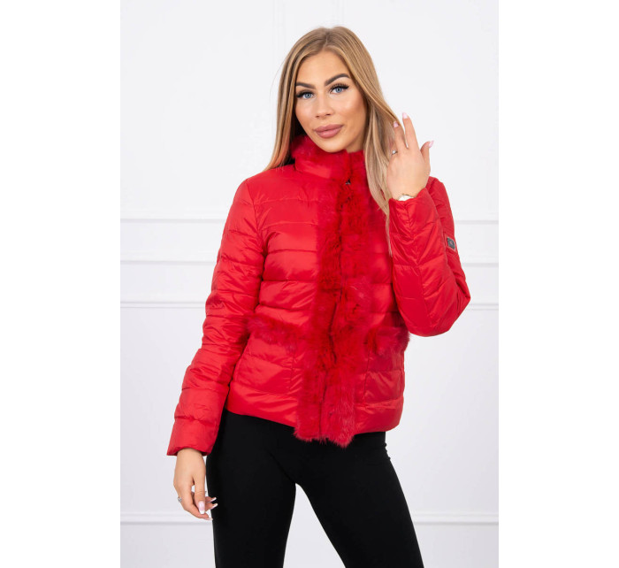 Zimní bunda model 18747533 25 červená - K-Fashion