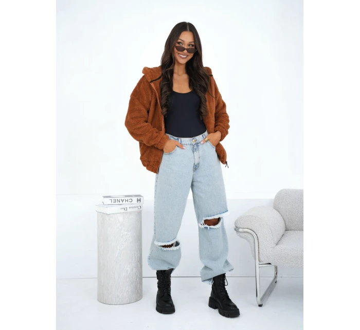 Bluza CS BL model 21920725 jasny brązowy - FPrice Bluza CS BL model 21920725 jasny brązowy - FPrice