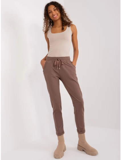 Spodnie dresowe RV DR model 19381360 brązowy - FPrice Spodnie dresowe RV DR model 19381360 brązowy - FPrice
