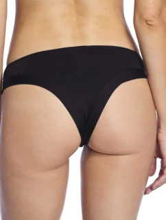 Dámské kalhotky brazilky BRAZILIAN MINISLIP Černá - BELLINDA