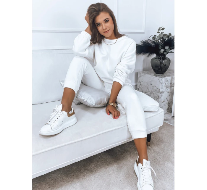 Dámská tepláková souprava ARIELLA PREMIUM bílá FashionStreet AY0727