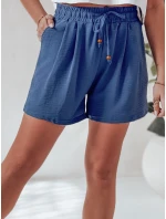 Dámské látkové šortky SUMMER TRIP blue FashionStreet SY0434