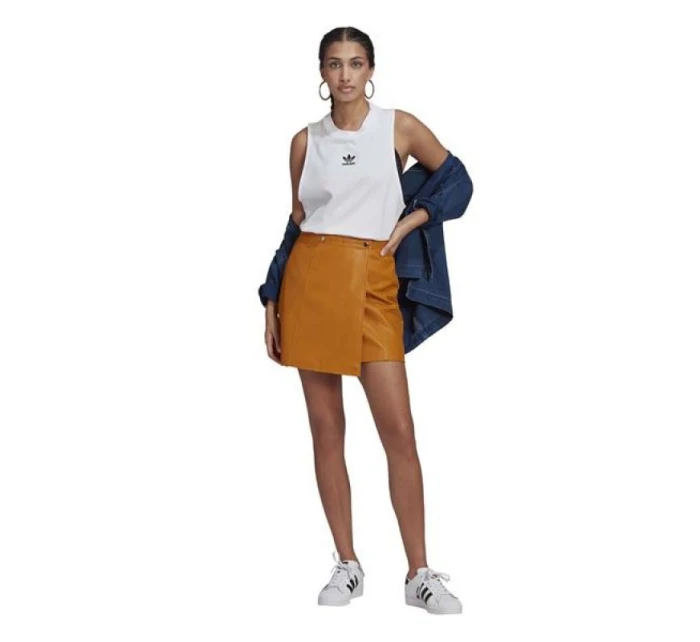 Dámské bavlněné tílko TANK bez ramínek bílé model 21349793 - adidas ORIGINALS