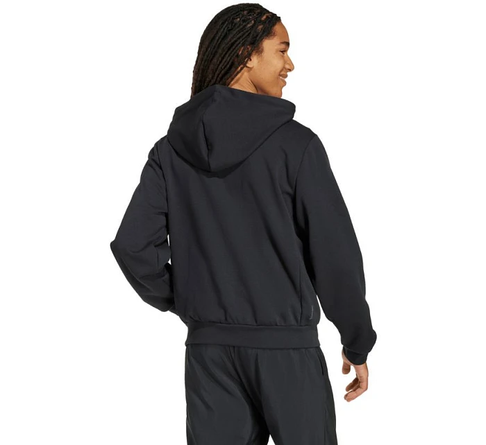 Pánská péřová bunda adidas Essentials Climawarm Hybrid Hooded Jacket black KA5251 pánská