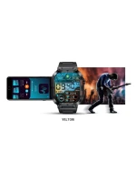 Černý silikonový řemínek model 21805561 - VELTORI