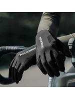 Cyklistické rukavice Rockbros jaro/léto/podzim, plné, velikost: L - černé