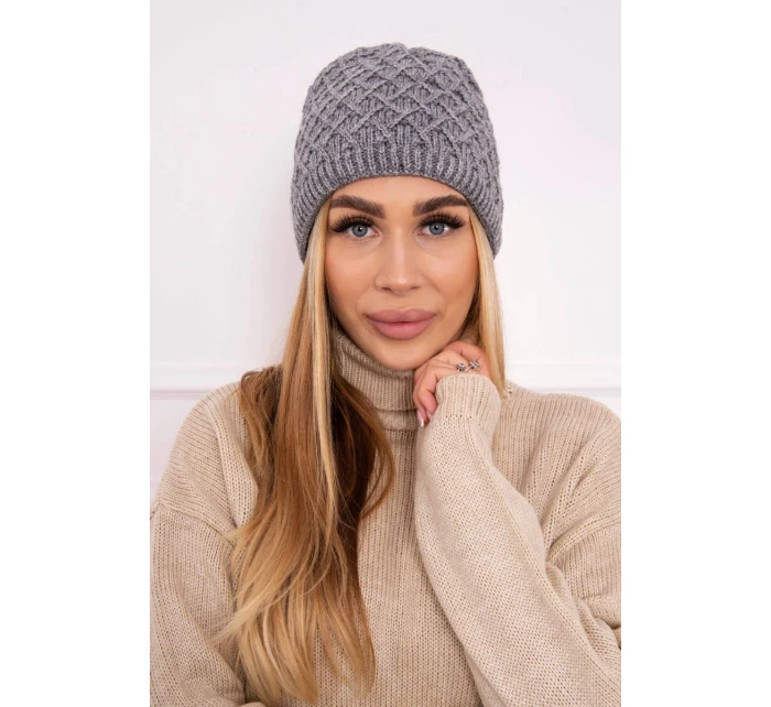 K204 tmavě šedá fleecová kšiltovka K204 tmavě šedá fleecová kšiltovka