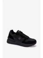 Pánské Sportovní Boty Sneakers Na Platformě Černé Hanirin Pánské Sportovní Boty Sneakers Na Platformě Černé Hanirin