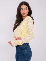 Bluzka IT BZ model 21807995 jasny żółty - FPrice Bluzka IT BZ model 21807995 jasny żółty - FPrice