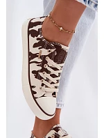 Dámské nízké tenisky Big Star model 22100966 s výšivkou - Big Star Shoes