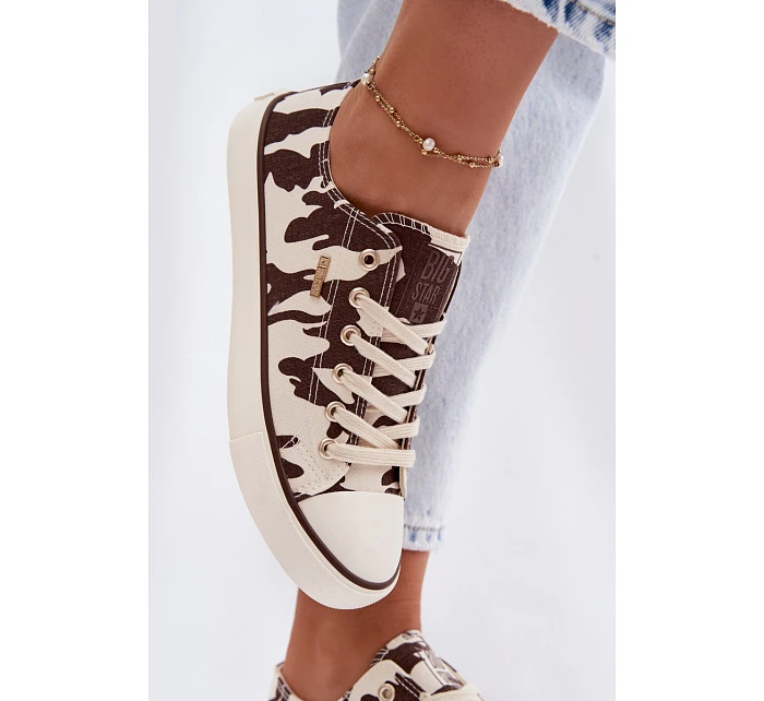 Dámské nízké tenisky Big Star model 22100966 s výšivkou - Big Star Shoes