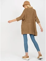 Kardigan LO SW LK 3002.98P tmavě béžový