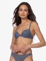 Dámská podprsenka QF1739E-CDQ šedá - Calvin Klein