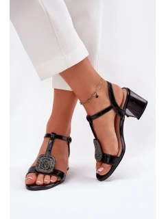 Sandály na podpatku model 213183 Step in style