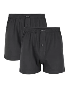 Pánské trenýrky 2 pack 003 graphite - Atlantic