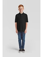 Fruit of the Loom Kids 65/35 Polo Dětské piqué polo 16.3417 white Fruit of the Loom Kids 65/35 Polo Dětské piqué polo 16.3417 white