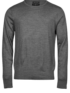 TJ Pánský svetr 18. grey melange model 22498062 - Tee Jays