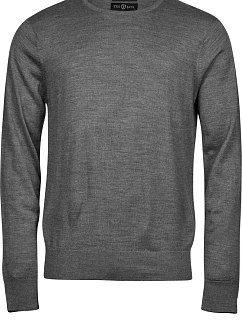 Tee Jays TJ 6000 Pánský svetr 18.6000 grey melange