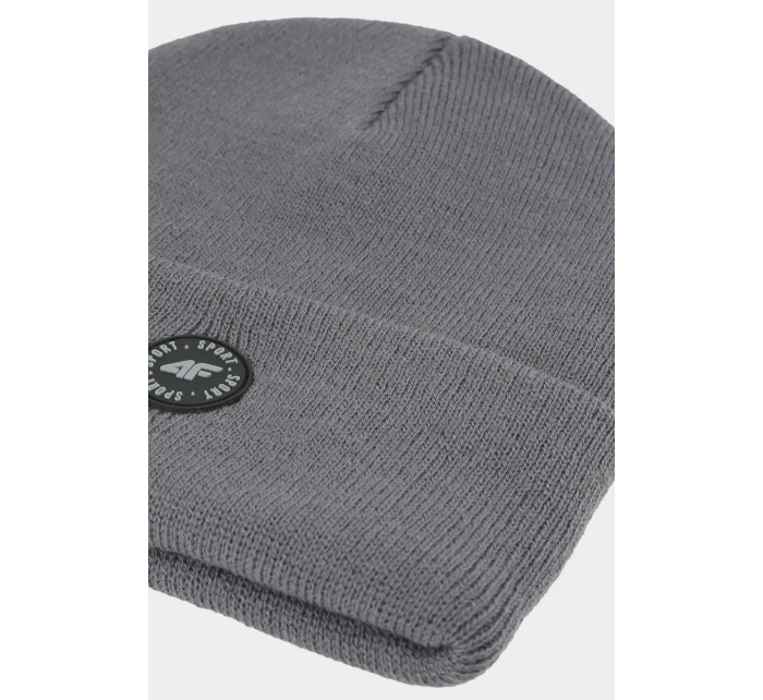 Dětská zimní čepice 4F 4FJWAW24ACAPU444-23S Tmavošedá