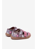 Dětské barefoot papuče a Květiny model 22101007 - Milami Dětské barefoot papuče a Květiny model 22101007 - Milami