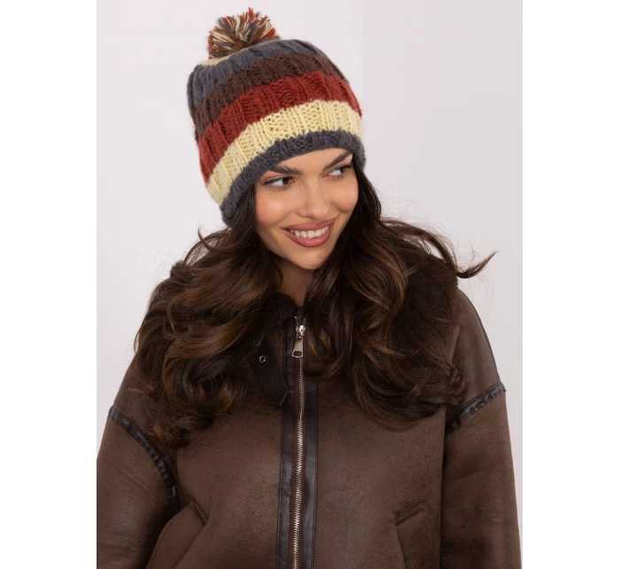 Czapka AT CZ model 21798071 jasny żółty - FPrice