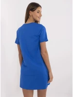Šaty D12063M02382C kobaltově modré Šaty D12063M02382C kobaltově modré
