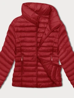 Červená dámská bunda se stojáčkem (16M9111-270) - Goodlooking