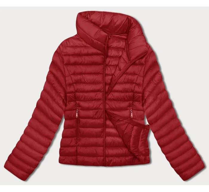 Červená dámská bunda se stojáčkem  model 21135588 - Good looking