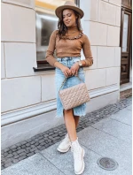 Dámský svetr NOAH hnědý Dstreet model 21964188 - FashionStreet