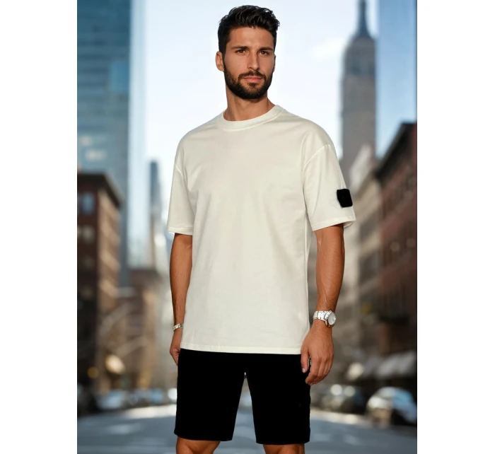 Pánská bílá souprava Dstreet model 21988659 - FashionStreet Pánská bílá souprava Dstreet model 21988659 - FashionStreet