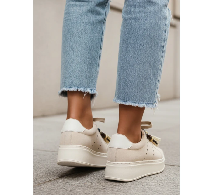 FashionStreet béžové dámské tenisky ZY1414