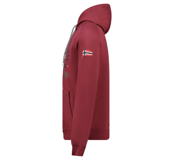Mikina Geographical Norway DB 100 M WZ3006H/GN-Burgundy pánské