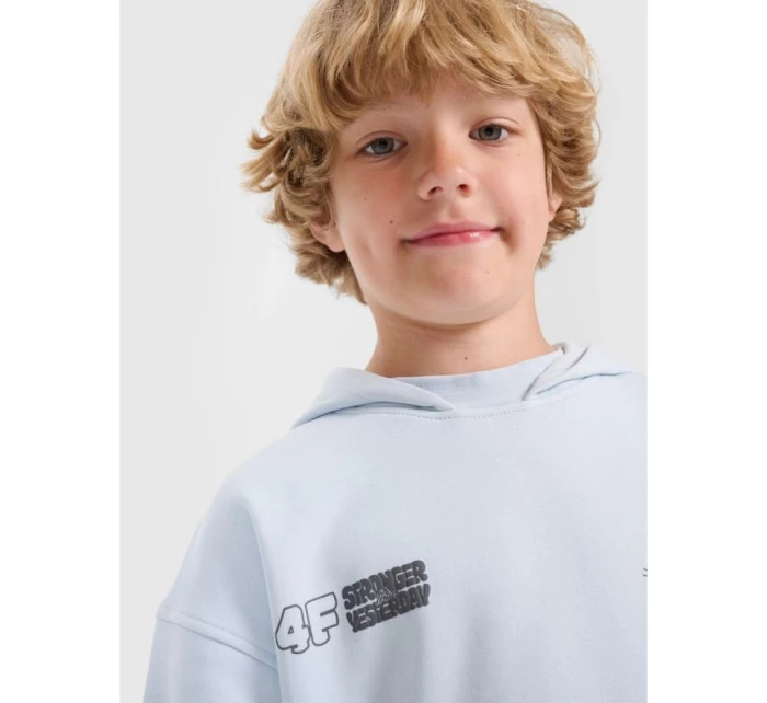 Chlapecká mikina s kapucí model 21736575 - 4F Chlapecká mikina s kapucí model 21736575 - 4F